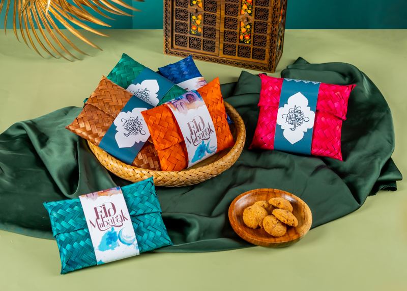 Cindai Purses in bright woven colours